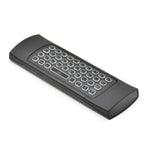 Bàn phím không dây điều khiển từ xa chuột bay MX3 2.4GHz có đèn nền LED với con quay hồi chuyển cho Android TV Box / PC