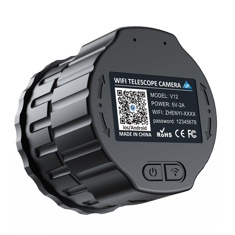 Kính thiên văn HD WiFi 2K V12, camera gương di động ngoài trời, V12