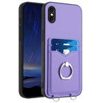Ốp điện thoại R20 có vòng giữ thẻ, Dành cho iPhone XS / X, Dành cho iPhone XR, Dành cho iPhone XS Max, Dành cho iPhone 8 Plus / 7 Plus