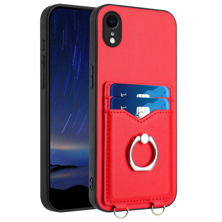 Ốp điện thoại R20 có vòng giữ thẻ, Dành cho iPhone XS / X, Dành cho iPhone XR, Dành cho iPhone XS Max, Dành cho iPhone 8 Plus / 7 Plus