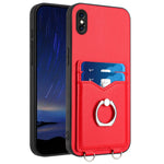 Ốp điện thoại R20 có vòng giữ thẻ, Dành cho iPhone XS / X, Dành cho iPhone XR, Dành cho iPhone XS Max, Dành cho iPhone 8 Plus / 7 Plus