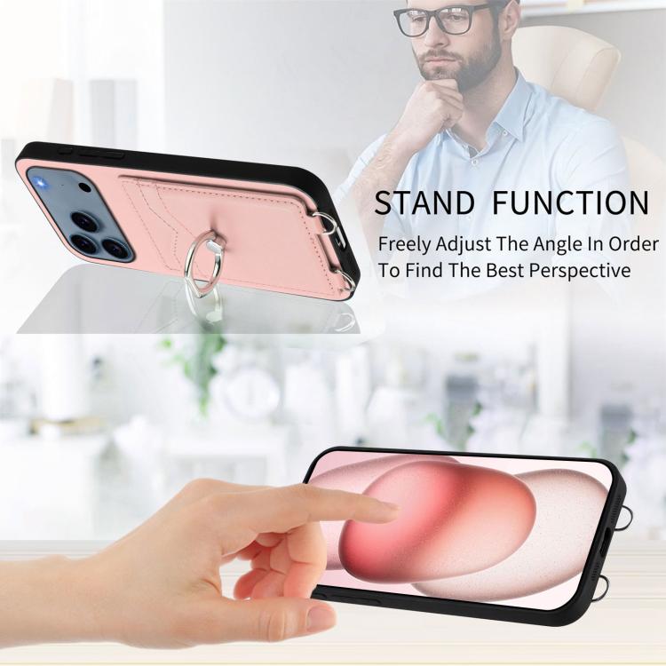 Ốp điện thoại R20 có vòng giữ thẻ, Dành cho iPhone 17 Pro Max, Dành cho iPhone 17 Pro, Dành cho iPhone 17, Dành cho iPhone Air, Dành cho iPhone 15 Pro Max, Dành cho iPhone 15 Pro, Dành cho iPhone 15 Plus, Dành cho iPhone 15