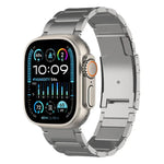 Titanium Metal Watch Band, For Apple Watch Series 10 46mm, For Apple Watch Series 10 42mm, For Apple Watch SE 2023 44mm, For Apple Watch SE 2023 40mm, For Apple Watch Ultra 2 49mm, For Apple Watch Series 9 45mm, For Apple Watch Series 9 41mm           ...