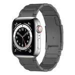 Titanium Metal Watch Band, For Apple Watch Series 7 41mm, For Apple Watch Series 7 45mm, For Apple Watch SE 40mm, For Apple Watch SE 44mm, For Apple Watch Series 6 40mm, For Apple Watch Series 6 44mm, For Apple Watch Series 5 44mm                      ...