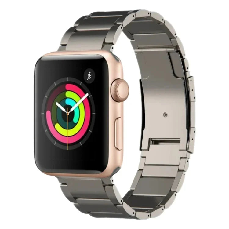 Titanium Metal Watch Band, For Apple Watch Series 7 41mm, For Apple Watch Series 7 45mm, For Apple Watch SE 40mm, For Apple Watch SE 44mm, For Apple Watch Series 6 40mm, For Apple Watch Series 6 44mm, For Apple Watch Series 5 44mm                      ...