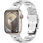 Dây đồng hồ hợp kim titan khóa an toàn hình bông lúa, Dành cho Apple Watch Series 5 44mm, Dành cho Apple Watch Series 4 44mm, Dành cho Apple Watch Series 3 42mm