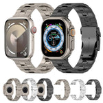 Dây đồng hồ hợp kim titan khóa an toàn hình bông lúa, Dành cho Apple Watch Series 5 44mm, Dành cho Apple Watch Series 4 44mm, Dành cho Apple Watch Series 3 42mm