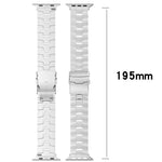 Dây đồng hồ hợp kim titan khóa an toàn hình bông lúa, Dành cho Apple Watch Series 5 44mm, Dành cho Apple Watch Series 4 44mm, Dành cho Apple Watch Series 3 42mm