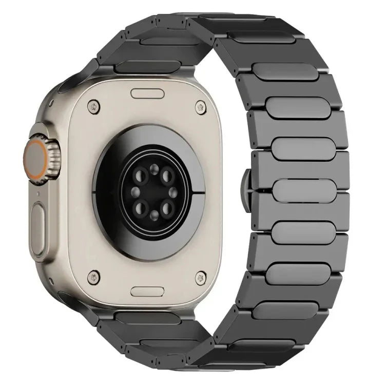 Dây đồng hồ hợp kim titan khóa bướm oval, Dành cho Apple Watch SE 2023 44mm, Dành cho Apple Watch Ultra 2 49mm, Dành cho Apple Watch Series 9 45mm, Dành cho Apple Watch Ultra 49mm, Dành cho Apple Watch Series 8 45mm, Dành cho Apple Watch SE 2022 44mm