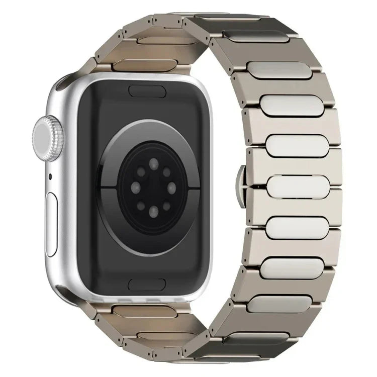 Dây đồng hồ hợp kim titan khóa bướm oval, Dành cho Apple Watch SE 2023 44mm, Dành cho Apple Watch Ultra 2 49mm, Dành cho Apple Watch Series 9 45mm, Dành cho Apple Watch Ultra 49mm, Dành cho Apple Watch Series 8 45mm, Dành cho Apple Watch SE 2022 44mm