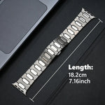 Dây đồng hồ hợp kim titan khóa bướm oval, Dành cho Apple Watch SE 2023 44mm, Dành cho Apple Watch Ultra 2 49mm, Dành cho Apple Watch Series 9 45mm, Dành cho Apple Watch Ultra 49mm, Dành cho Apple Watch Series 8 45mm, Dành cho Apple Watch SE 2022 44mm