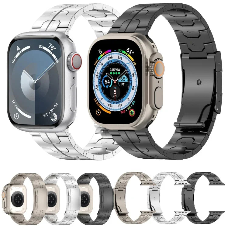 Dây đồng hồ hợp kim titan khóa rùa, Dành cho Apple Watch Series 5 44mm, Dành cho Apple Watch Series 5 40mm, Dành cho Apple Watch Series 4 44mm, Dành cho Apple Watch Series 4 40mm, Dành cho Apple Watch Series 3 38mm, Dành cho Apple Watch Series 3 42mm