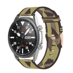 Dây đeo nylon dệt họa tiết, Kích thước: Kích thước tự do 20mm, Dành cho Galaxy Watch 3 41mm
