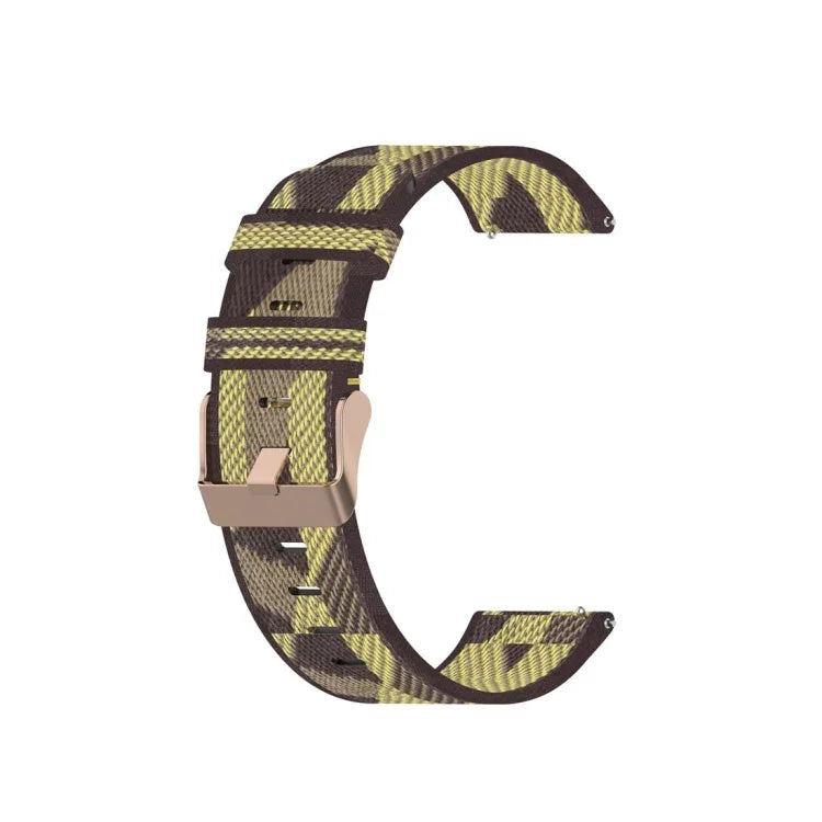 Dây đeo nylon dệt họa tiết, Kích thước: Kích thước tự do 20mm, Dành cho Galaxy Watch 3 41mm