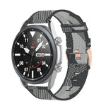Dây đeo nylon dệt họa tiết, Kích thước: Kích thước tự do 20mm, Dành cho Galaxy Watch 3 41mm