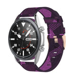 Dây đeo nylon dệt họa tiết, Kích thước: Kích thước tự do 20mm, Dành cho Galaxy Watch 3 41mm