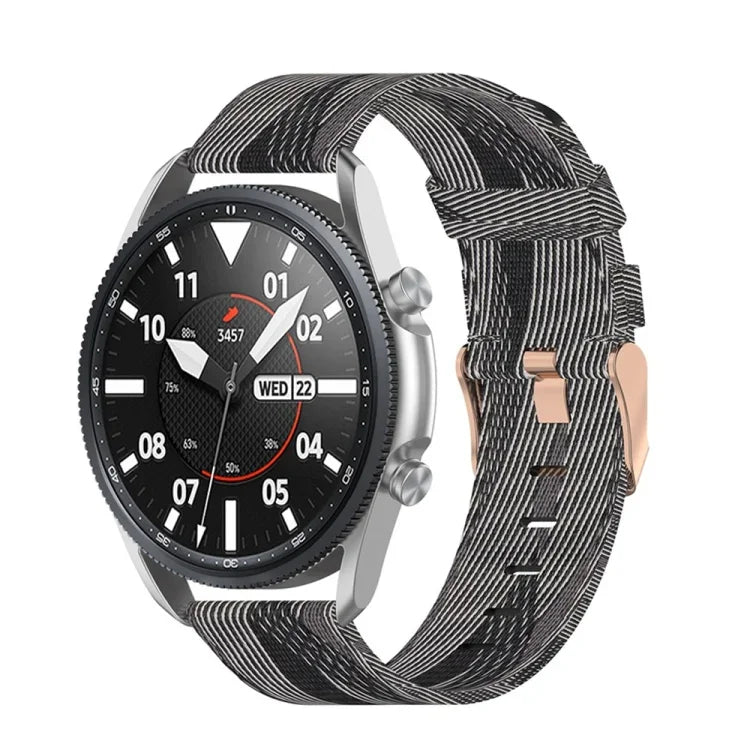 Dây đeo nylon dệt họa tiết, Kích thước: Kích thước tự do 20mm, Dành cho Galaxy Watch 3 41mm