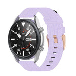 Dây đeo nylon dệt họa tiết, Kích thước: Kích thước tự do 20mm, Dành cho Galaxy Watch 3 41mm
