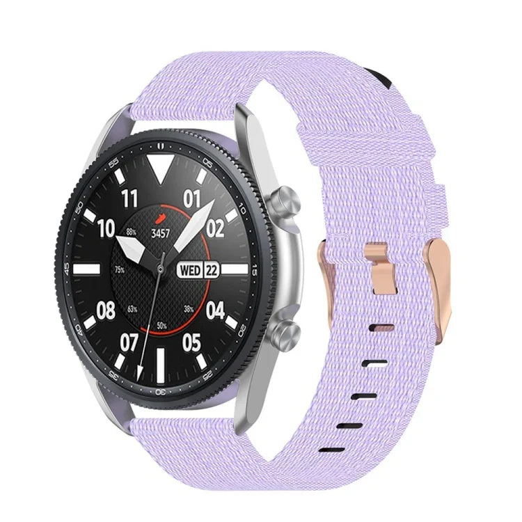 Dây đeo nylon dệt họa tiết, Kích thước: Kích thước tự do 20mm, Dành cho Galaxy Watch 3 41mm