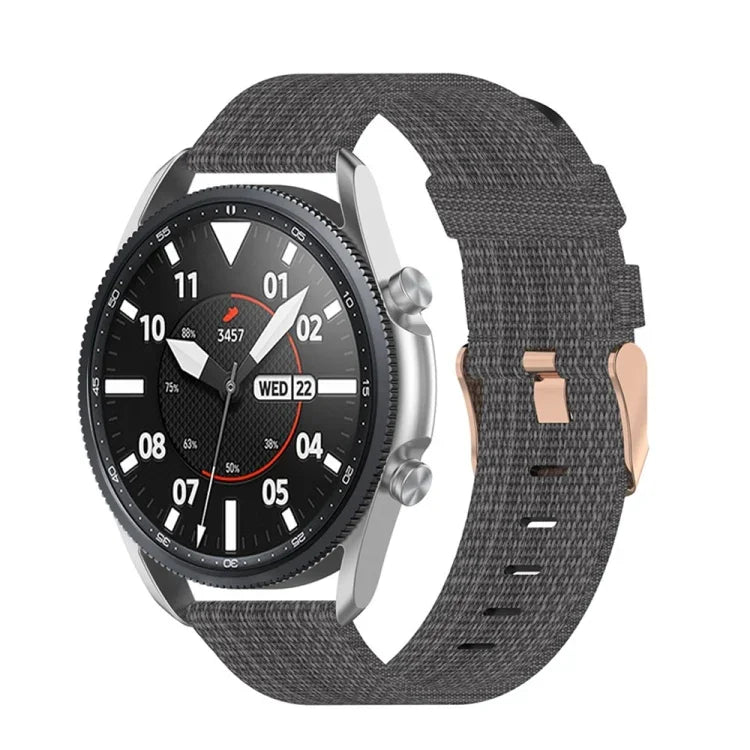 Dây đeo nylon dệt họa tiết, Kích thước: Kích thước tự do 20mm, Dành cho Galaxy Watch 3 41mm