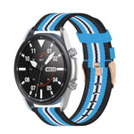 Dây đeo nylon dệt họa tiết, Kích thước: Kích thước tự do 20mm, Dành cho Galaxy Watch 3 41mm