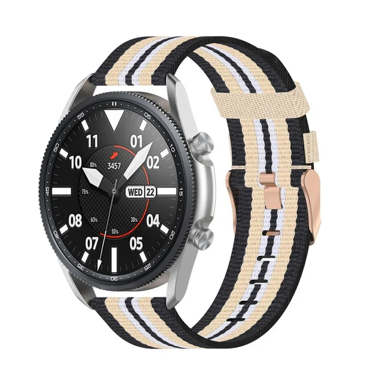 Dây đeo nylon dệt họa tiết, Kích thước: Kích thước tự do 20mm, Dành cho Galaxy Watch 3 41mm