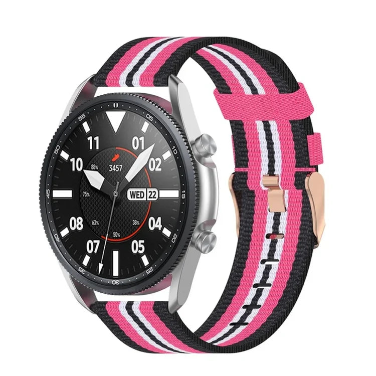 Dây đeo nylon dệt họa tiết, Kích thước: Kích thước tự do 20mm, Dành cho Galaxy Watch 3 41mm