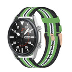 Dây đeo nylon dệt họa tiết, Kích thước: Kích thước tự do 20mm, Dành cho Galaxy Watch 3 41mm