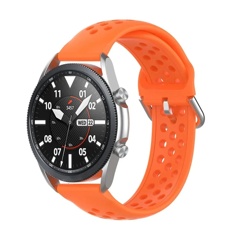 Dây đeo thể thao silicone R850 màu trơn, Kích thước: Kích thước tự do 20mm, Dành cho Galaxy Watch 3 41mm