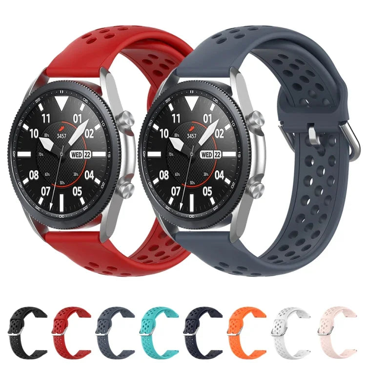 Dây đeo thể thao silicone R850 màu trơn, Kích thước: Kích thước tự do 20mm, Dành cho Galaxy Watch 3 41mm