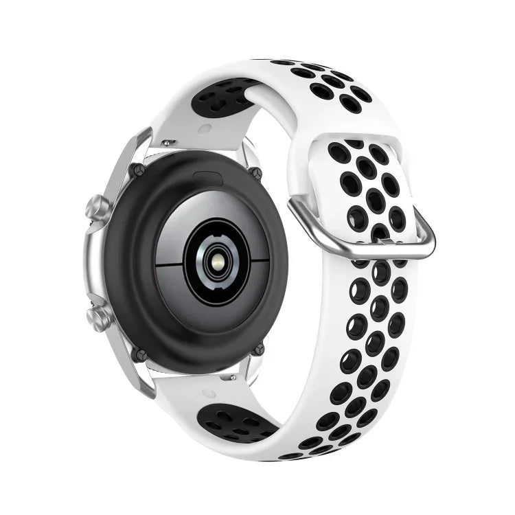 Dây đeo thể thao silicone hai tông màu, Kích thước: Kích thước tự do 20mm, Dành cho Galaxy Watch 3 41mm