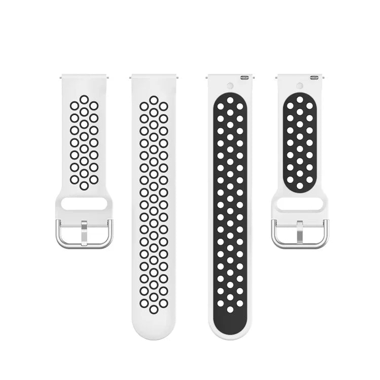 Dây đeo thể thao silicone hai tông màu, Kích thước: Kích thước tự do 20mm, Dành cho Galaxy Watch 3 41mm