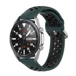 Dây đeo thể thao silicone hai tông màu, Kích thước: Kích thước tự do 20mm, Dành cho Galaxy Watch 3 41mm