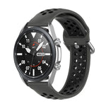 Dây đeo thể thao silicone hai tông màu, Kích thước: Kích thước tự do 20mm, Dành cho Galaxy Watch 3 41mm