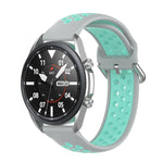Dây đeo thể thao silicone hai tông màu, Kích thước: Kích thước tự do 20mm, Dành cho Galaxy Watch 3 41mm