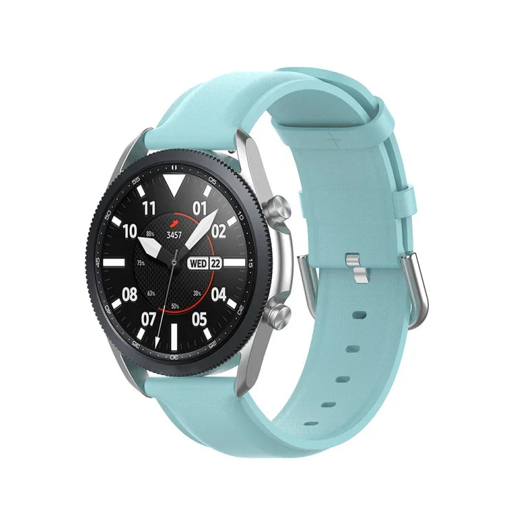 Dây da đuôi tròn, Kích thước: Kích thước tự do 20mm, Dành cho Galaxy Watch 3 41mm