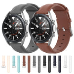 Dây da đuôi tròn, Kích thước: Kích thước tự do 20mm, Dành cho Galaxy Watch 3 41mm