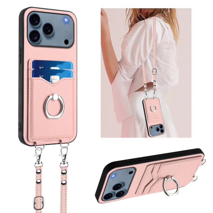 Ốp điện thoại R20 có vòng giữ thẻ dây đeo chéo, Dành cho iPhone 17 Pro Max, Dành cho iPhone 17 Pro, Dành cho iPhone 17, Dành cho iPhone Air, Dành cho iPhone 15 Pro Max, Dành cho iPhone 15 Pro, Dành cho iPhone 15 Plus, Dành cho iPhone 15