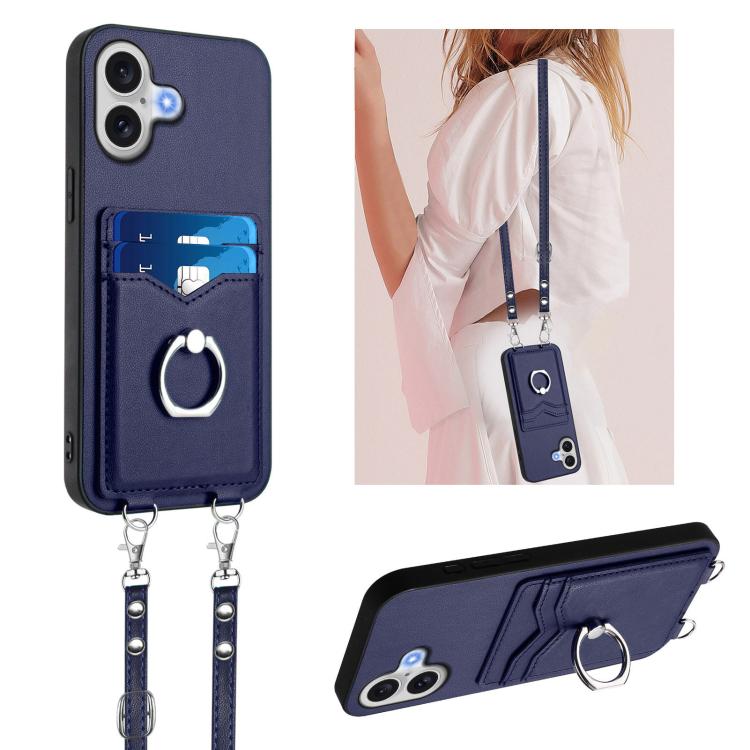 Ốp điện thoại R20 có vòng giữ thẻ dây đeo chéo, Dành cho iPhone 17 Pro Max, Dành cho iPhone 17 Pro, Dành cho iPhone 17, Dành cho iPhone Air, Dành cho iPhone 15 Pro Max, Dành cho iPhone 15 Pro, Dành cho iPhone 15 Plus, Dành cho iPhone 15