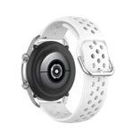 Dây đeo thể thao silicone màu trơn, Kích thước: Kích thước tự do 22mm, Dành cho Galaxy Watch 3 45mm