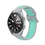 Dây đeo thể thao silicone màu trơn, Kích thước: Kích thước tự do 22mm, Dành cho Galaxy Watch 3 45mm