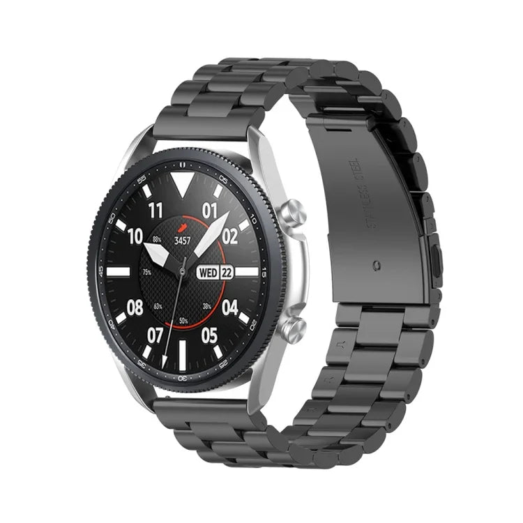 Ba dây đeo thép không gỉ tháo rời đồng hồ & tai nghe, Kích thước: 22mm, Dành cho Galaxy Watch 3 45mm