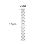 Ba dây đeo thép không gỉ tháo rời đồng hồ & tai nghe, Kích thước: 22mm, Dành cho Galaxy Watch 3 45mm