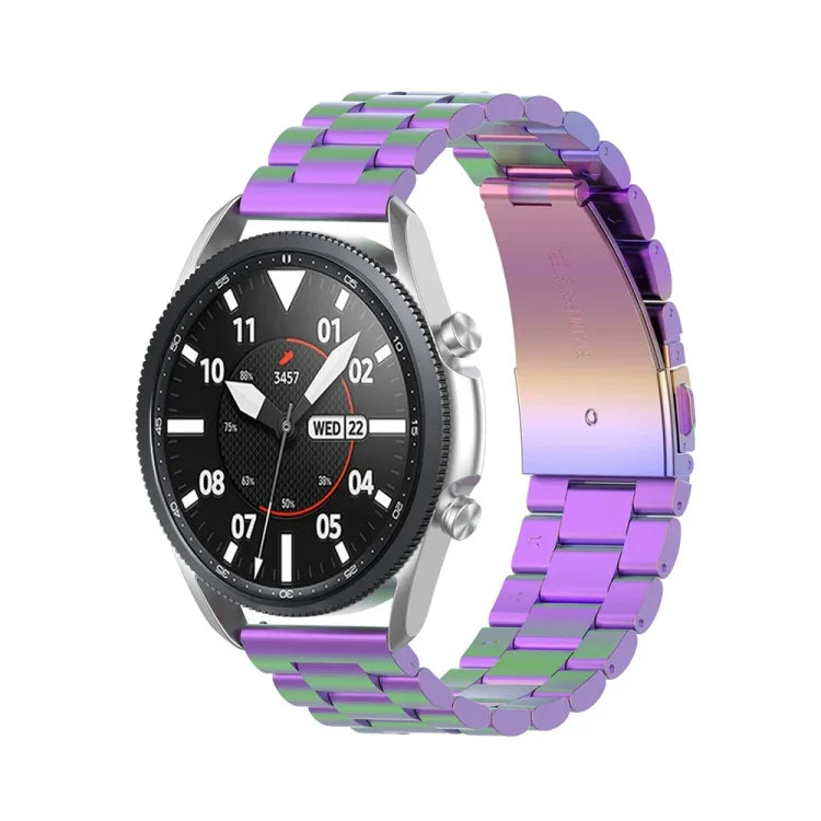 Ba dây đeo thép không gỉ tháo rời đồng hồ & tai nghe, Kích thước: 22mm, Dành cho Galaxy Watch 3 45mm