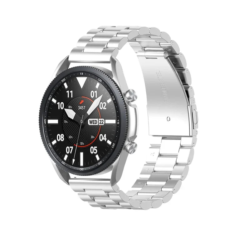 Ba dây đeo thép không gỉ tháo rời đồng hồ & tai nghe, Kích thước: 22mm, Dành cho Galaxy Watch 3 45mm