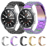 Ba dây đeo thép không gỉ tháo rời đồng hồ & tai nghe, Kích thước: 22mm, Dành cho Galaxy Watch 3 45mm
