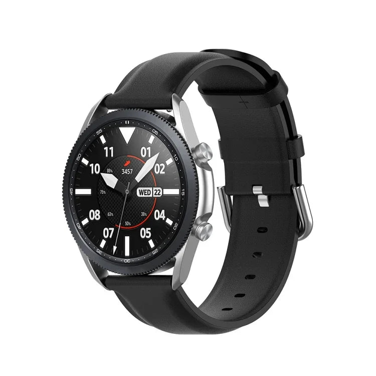 Dây da đuôi tròn, Kích thước: Kích thước tự do 22mm, Dành cho Galaxy Watch 3 45mm