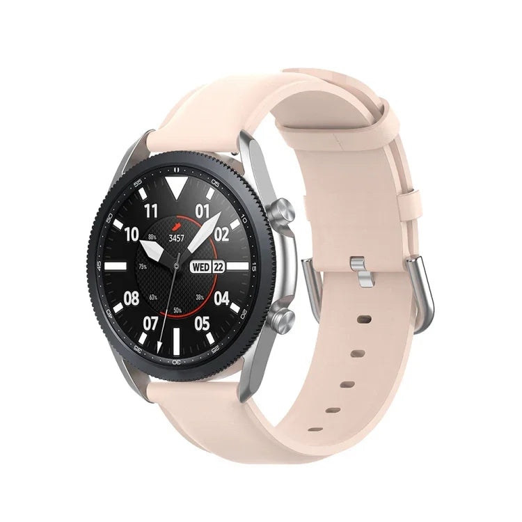 Dây da đuôi tròn, Kích thước: Kích thước tự do 22mm, Dành cho Galaxy Watch 3 45mm