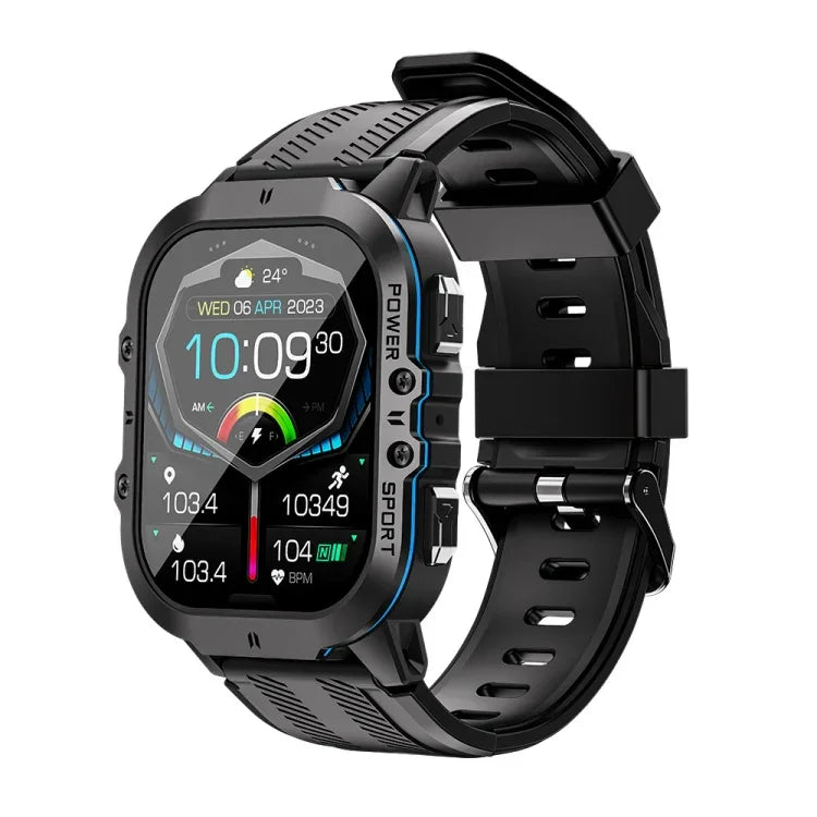 Đồng hồ thông minh thể thao LEMFO C26 1.96 inch, Hỗ trợ gọi Bluetooth / Thông báo tin nhắn / Đo nhịp tim / Huyết áp