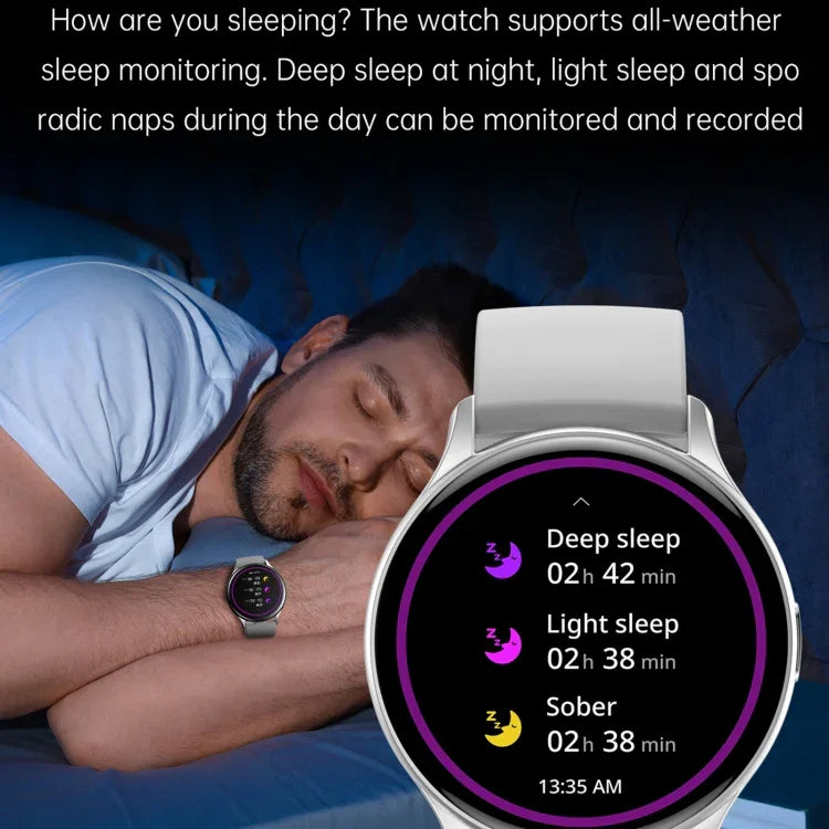 Đồng hồ thông minh thể thao HK89 1.43 inch BT5.0 IP67, Hỗ trợ gọi Bluetooth / Thông báo tin nhắn / Đo nhịp tim / Huyết áp